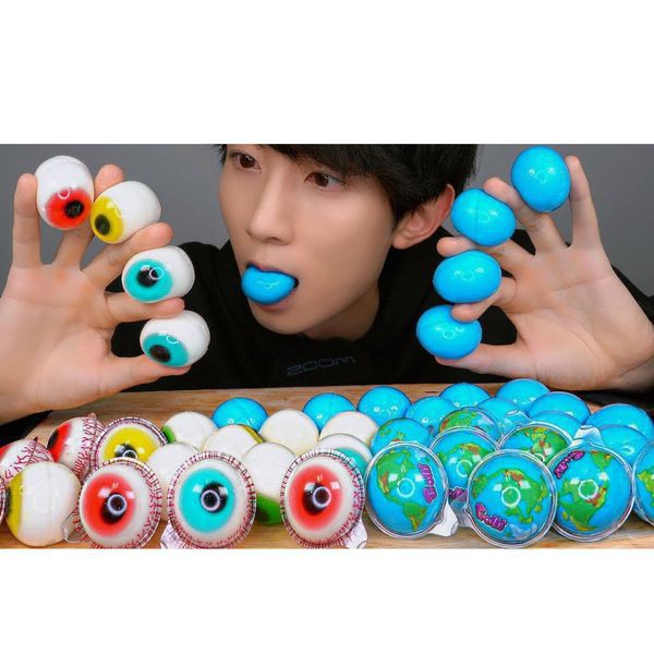 ( Bán sỉ ) Thùng 6 hộp kẹo dẻo Trolli Planet/ Pop Eye (Hộp 40 viên)