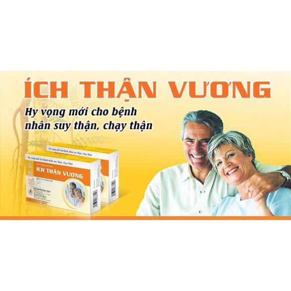 Ích Thận Vương - Hỗ trợ kiểm soát các triệu chứng và biến chứng của suy thận và bảo vệ thận (Hộp 30 viên)