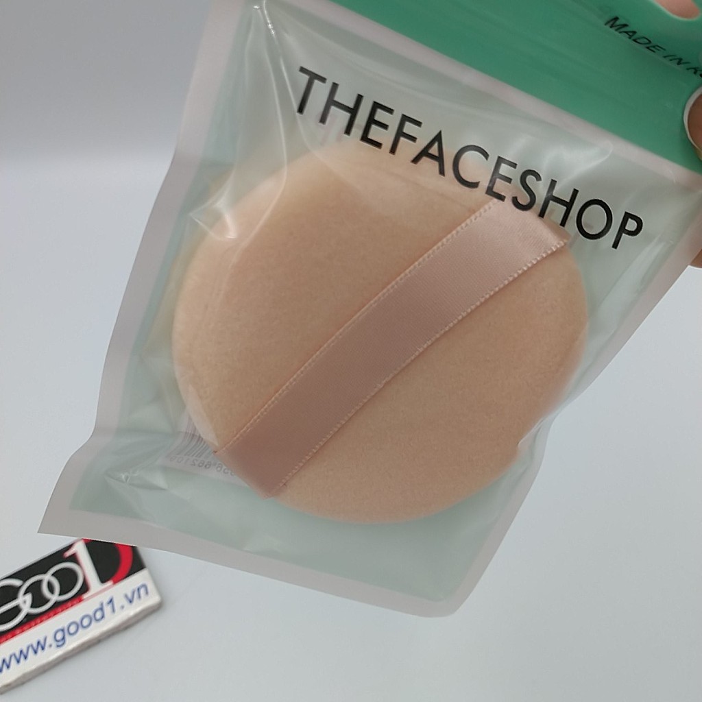 Bông đánh phấn Thefaceshop cao cấp Hàn Quốc