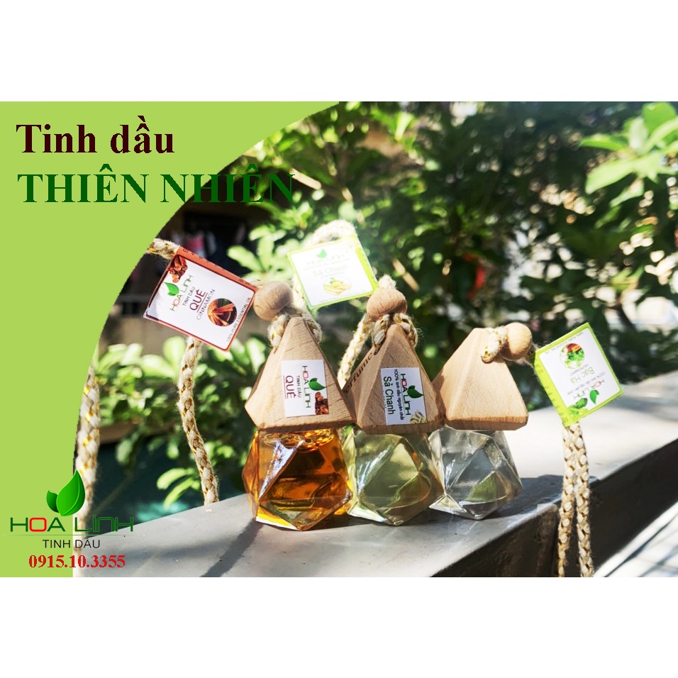 Tinh dầu treo xe oto hương SẢ CHANH - QUẾ - BẠC HÀ - TRÀM GIÓ giúp khử mùi, chống say xe - Hơn cả sự đẳng cấp