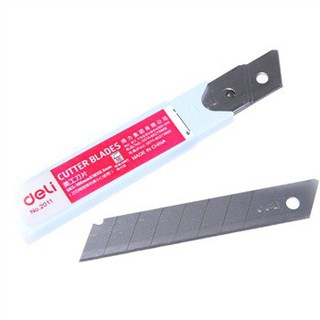 [Bán giá gốc] Lưỡi dao rọc giấy đại Deli - 2011 Hộp 10 chiếc