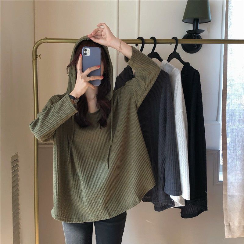 Áo Thun Nữ Tay Dài Oversize Form Rộng Hàn Quốc