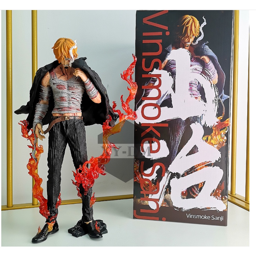 Mô hình One Piece Sanji Battle ver cao 29cm hiệu ứng đẹp chi tiết sắc nét hàng có sẵn