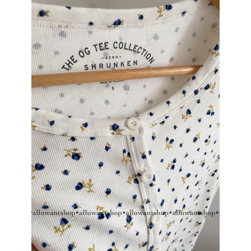 Áo Aero Button Front Croptop VNXK