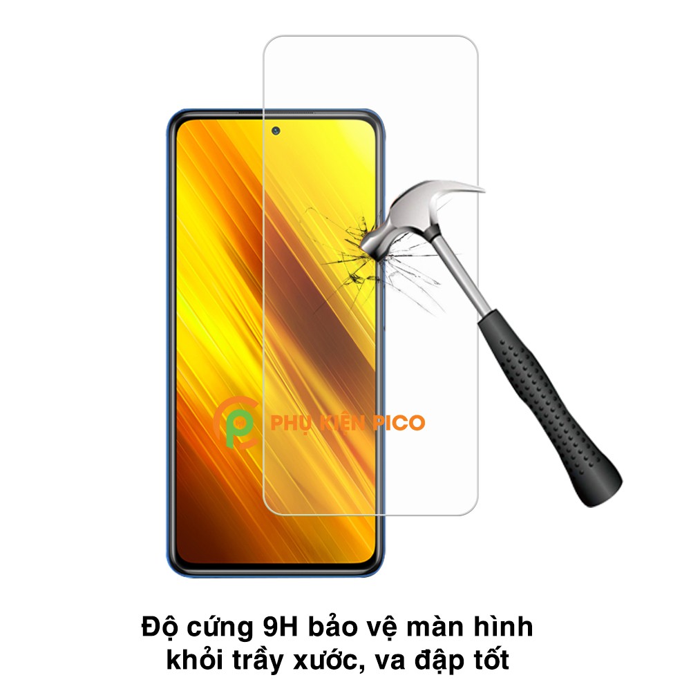 Kính cường lực Xiaomi Poco X3 NFC / Poco F3 / Poco X3 Pro / F2 Pro / Poco M3 / X2 full màn hình chính hãng Gor