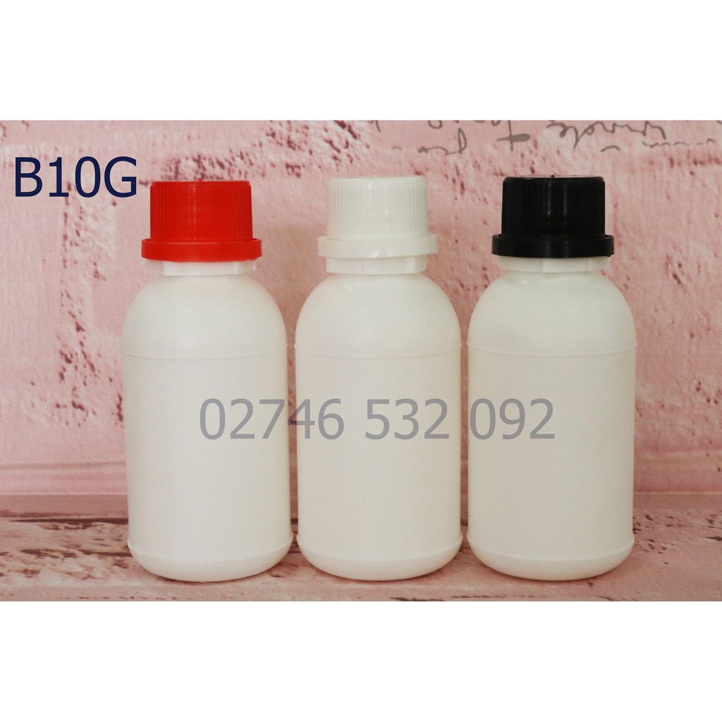 Chai Nhựa 100mL HPDE Nắp Khóa Galenti 3 Màu Sắc Tiện Dụng - B10G