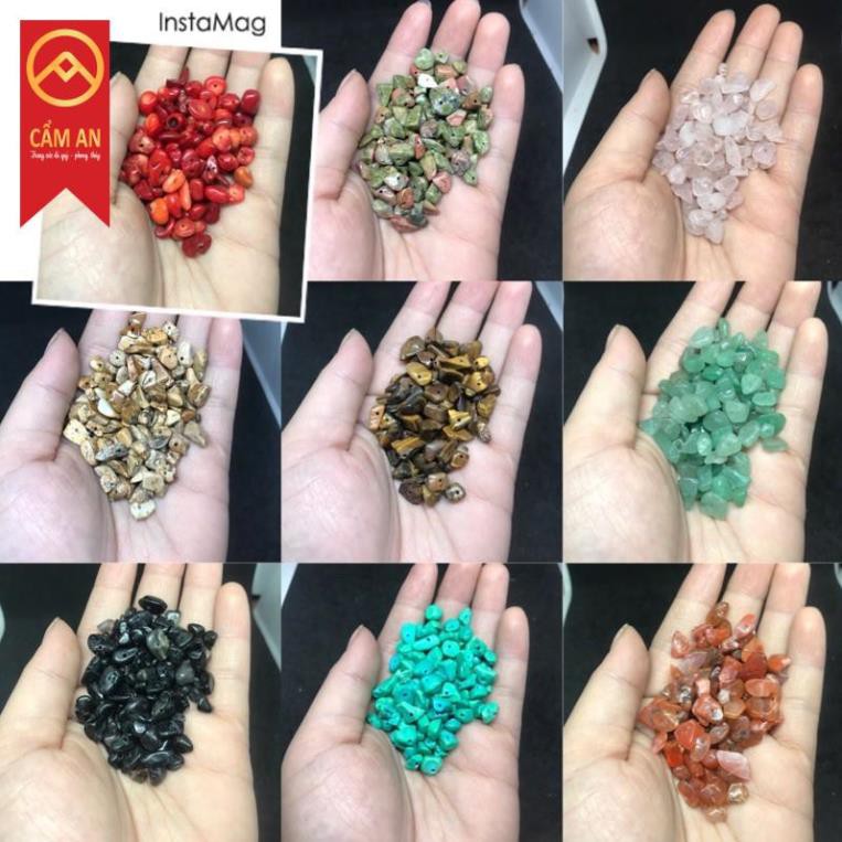 Túi 20g Đá vụn có lỗ làm Handmade