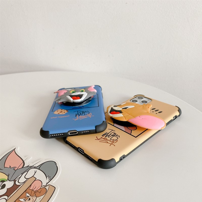 Ốp Điện Thoại Chống Rơi Họa Tiết Tom Và Jerry Cho Iphone 12 11pro Xr Xsmax 7 / 8plus | BigBuy360 - bigbuy360.vn