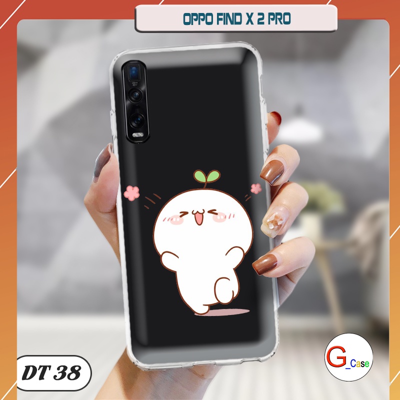 Ốp lưng điện thoại Oppo FIND X2 Pro dẻo trong in hình