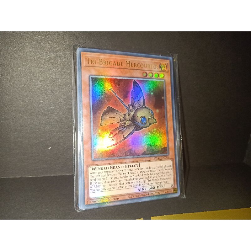 thẻ bài: Tri-Brigade Mercourier - SDAZ-EN001 - Ultra Rare 1st Edition