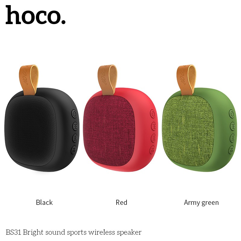 [ Giá siêu rẻ,chính hãng ] Loa Bluetooth không dây hoco. BS31 V4.2 và pin 600mAh