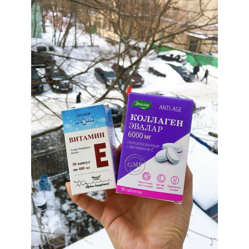 Vitamin E đỏ 400mg nội địa NGA | Thế Giới Skin Care