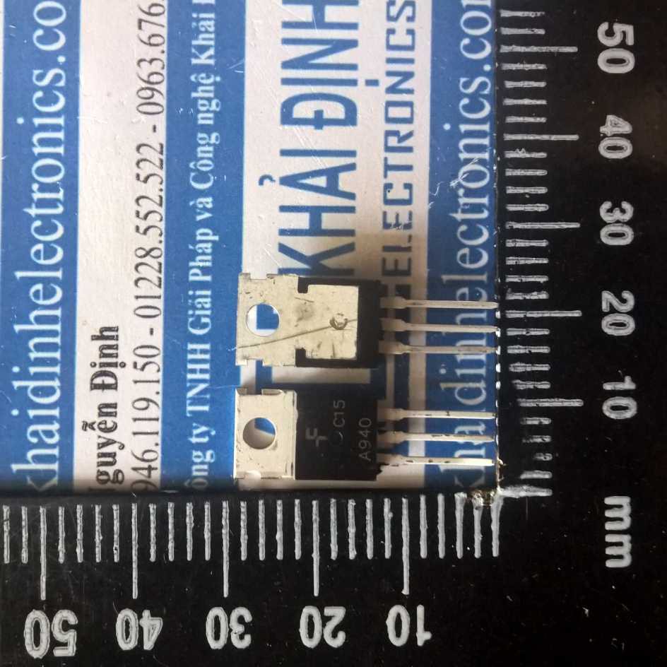 5 con A940 KSA940 2SA940 TO-220 PNP trans 1.5A 150V (giá cho 5 con) KDE1324