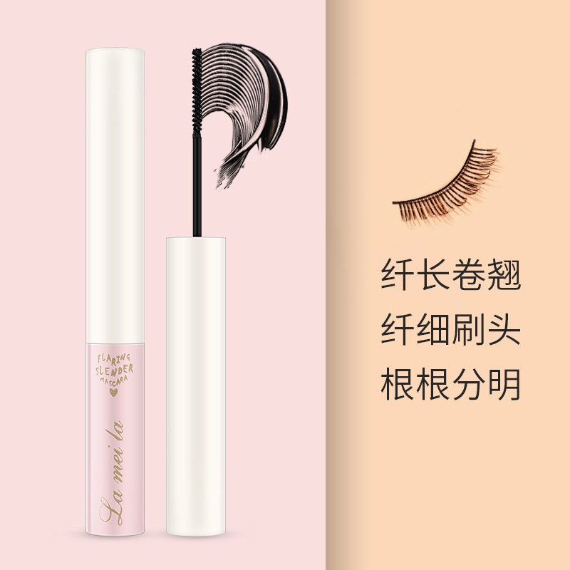 Mascara siêu mảnh Lameila chuốt mi dài mịn hàng nội địa Trung vỏ hồng | BigBuy360 - bigbuy360.vn