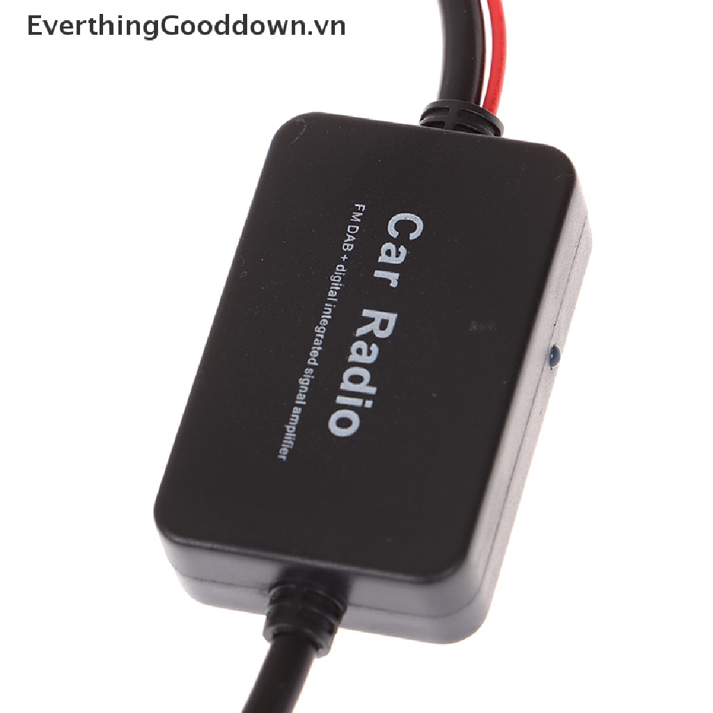 Everthinggooddown Ăng Ten Khuếch Đại Tín Hiệu FM &amp; AM Cho Xe Hơi