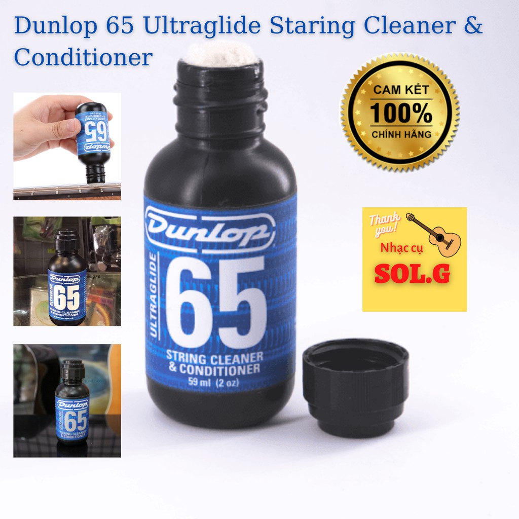 Dầu lau dây đàn Guitar Dunlop 6582-Nhập Mỹ- Ultraglide String Cleaner