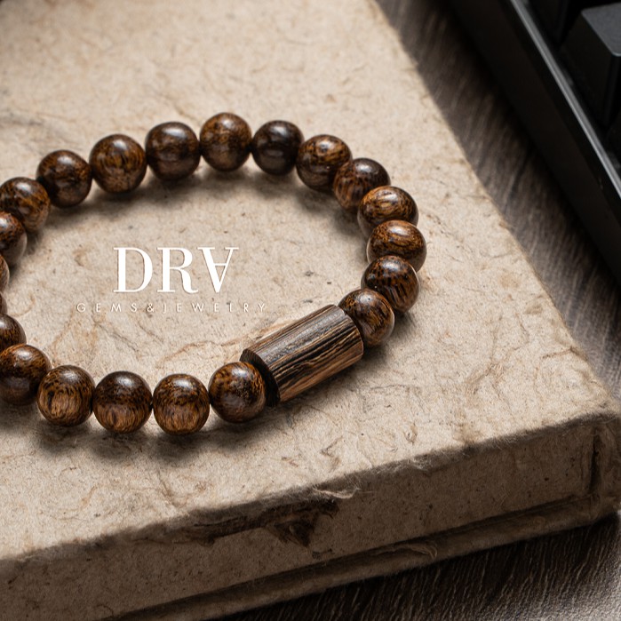 Vòng Tay Trầm Hương Tốc Hạt Tròn Mix Sánh Chìm, Trang Sức gỗ Sang Trọng | BigBuy360 - bigbuy360.vn