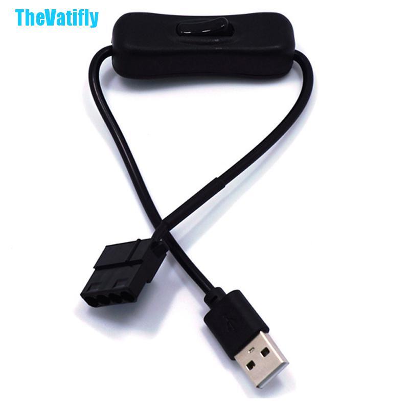 Cáp Chuyển Đổi Usb Sang 4 Pin Có Công Tắc Chuyên Dụng