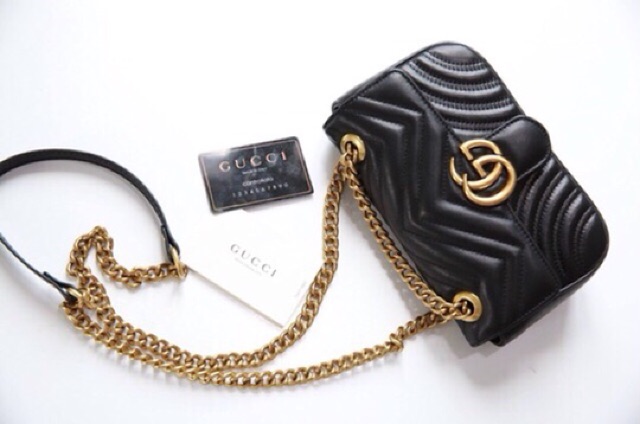 Túi Gucci Marmont da thật Supper sale size 22