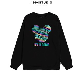 Áo sweater barbossa mickey let it come phản quang 7 màu unisex - 1994 studio