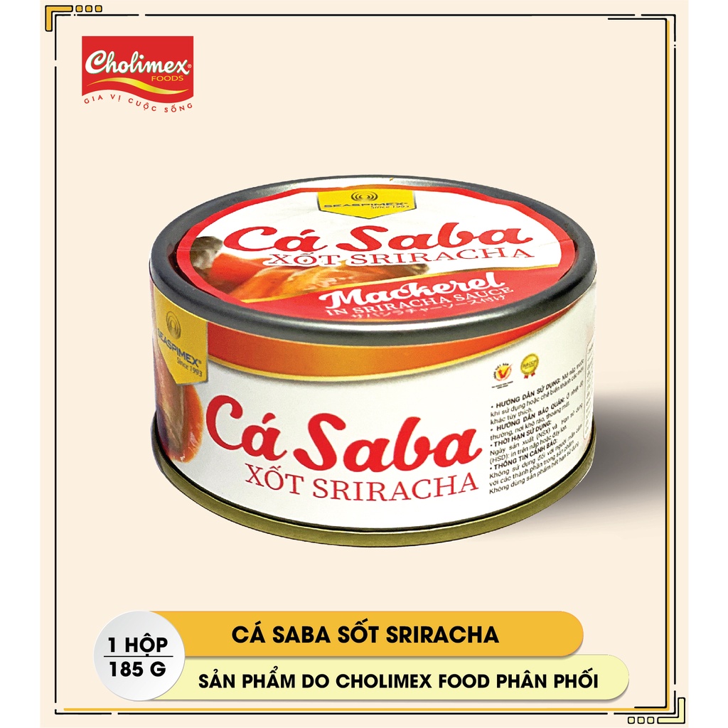 Cá saba xốt sriracha 185g