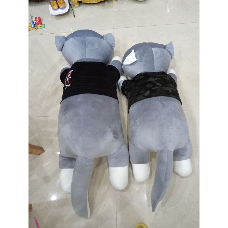 Gấu bông Chó Husky Siêu To Khổng Lồ - gối ôm chó ngáo size 1m1 - 1m5