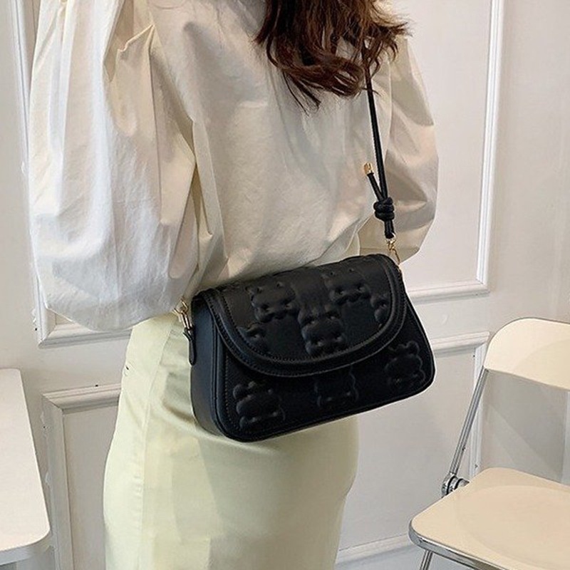 Túi Đeo Vai Khóa Nam Châm Đơn Giản Cá Tính Thời Trang Cho Nữ