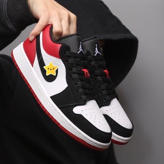 Giày Jordan 1 𝐜ổ 𝐭𝐡ấ𝐩 Đỏ đen ⚡️𝐅𝐑𝐄𝐄 𝐒𝐇𝐈𝐏⚡️ Giày JD1 Low OG Bred Toe cổ thấp nam nữ hàng cao cấp full box bill