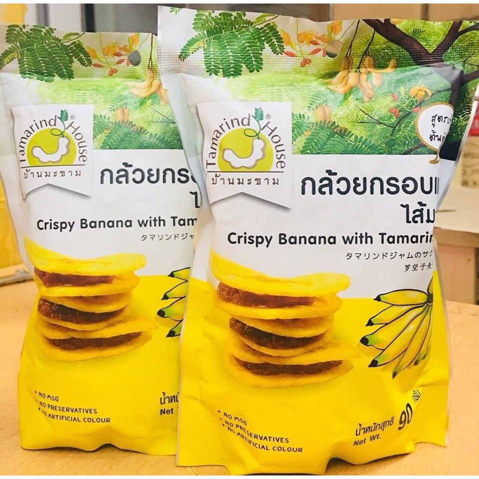 Chuối kẹp me Thái Lan 90g