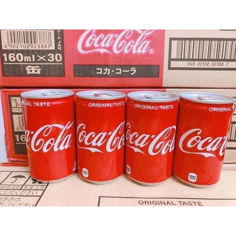 Coca mini Nhật Bản thùng 30 lon date 2024