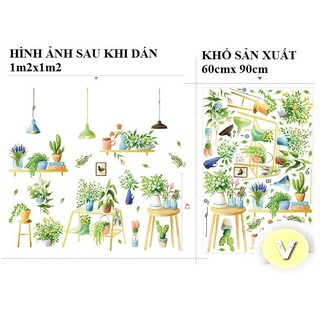 Decal dán tường Khu vườn nhỏ 2