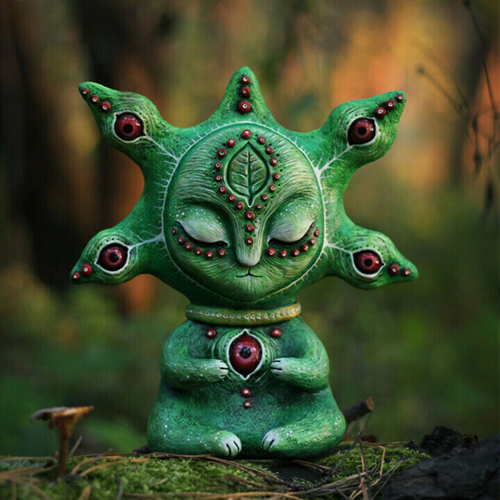 LUCKY Hot Fantasy World Home Creatures Garden Statue Garden Decor DIY Figurines Handmake Room Resin Ornament