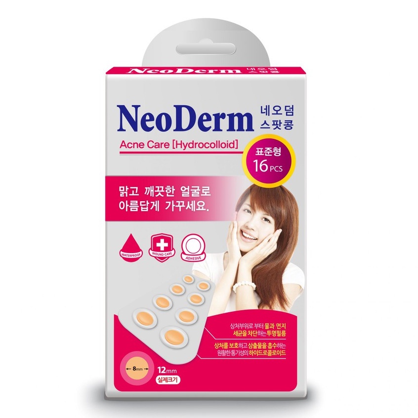 Miếng dán giảm mụn Neoderm UT Spot/ 16 miếng