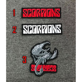 Patch Scorpions - Hình ủi lên Quần, áo, ba lô, túi, nón…Hàng Thái Lan, đường chỉ may dày, xịn và đẹp.