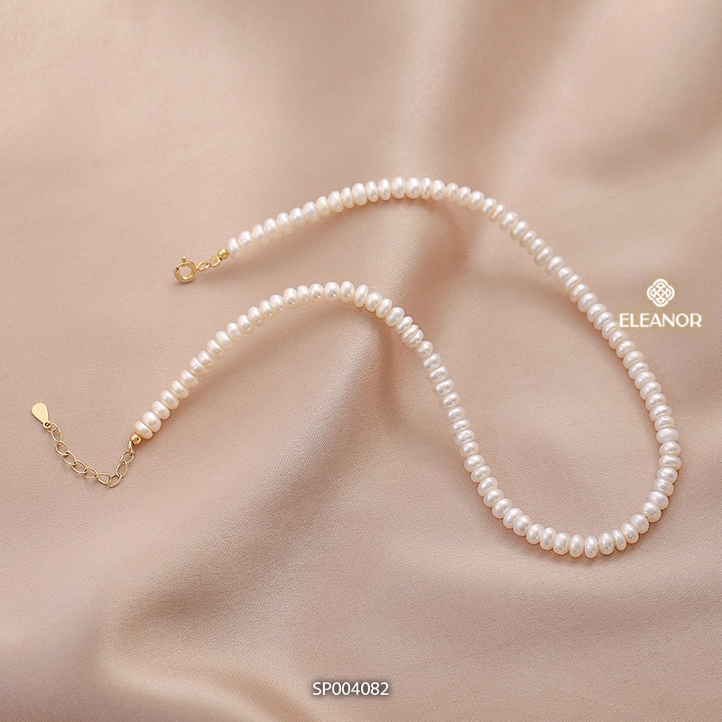 Dây chuyền nữ ngọc trai nhân tạo Eleanor Accessories dạng chuỗi hạt phụ kiện trang sức 4082