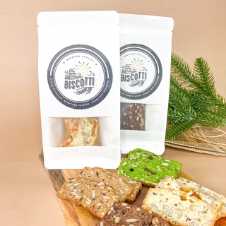 Bánh Biscotti Gạch Đỏ Siêu Hạt 50g Chuẩn Ăn Kiêng chuẩn keto