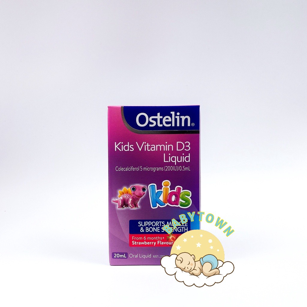 [Chính Hãng] Infant Vitamin D3 drops 2,4ml - Ostelin Liquid 20ml Úc