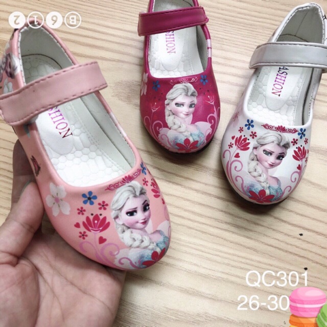 Giầy búp bê hình công chúa Elsa cho bé gái, size: 21- 30 hàng có sẵn