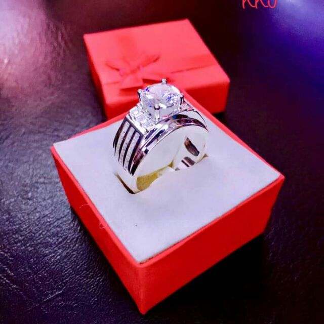 Nhẫn nam bạc 950 cao cấp