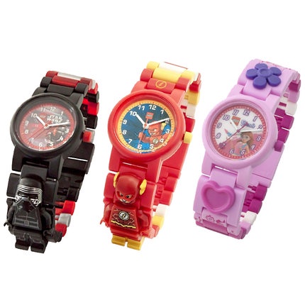 Đồng hồ LEGO dành cho trẻ em Phantom Ninja Lloyd Unicorn Cat Batman Boys and Girls Đồ chơi khối xây dựng lắp ráp
