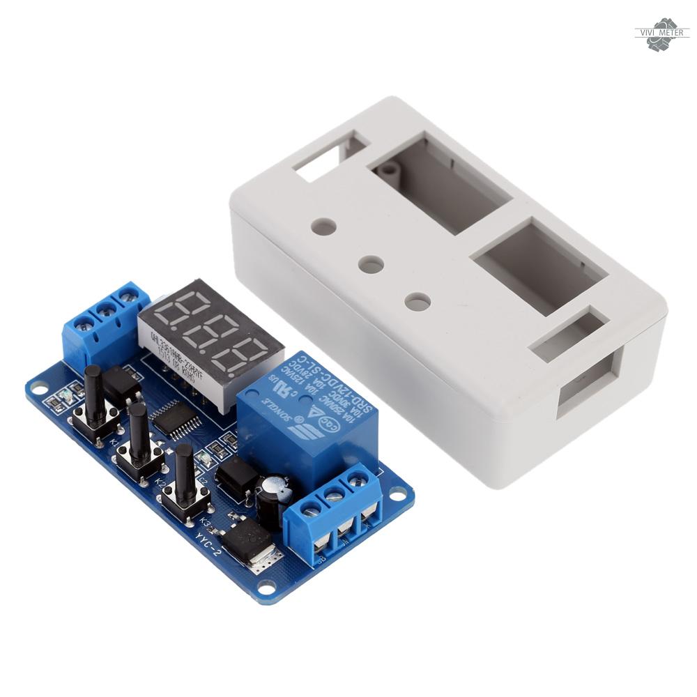 12V LED Automation Delay Timer Control Switch Relay Module with Case