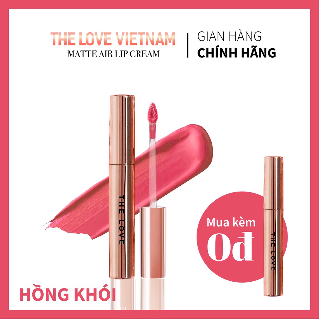 Son Cao Cấp THE LOVE Hồng Trà Chống Trôi [Giảm khủng] Chính Hãng 4ml