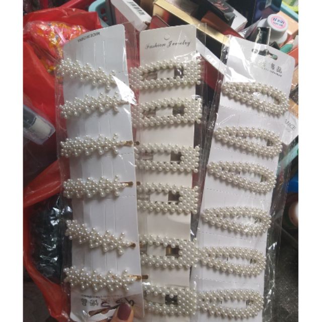 Kẹp tóc hạt siêu hót