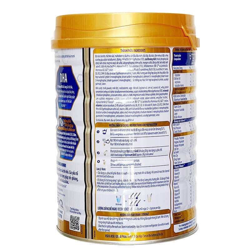 Sữa Bột Optimum Gold 2 800g