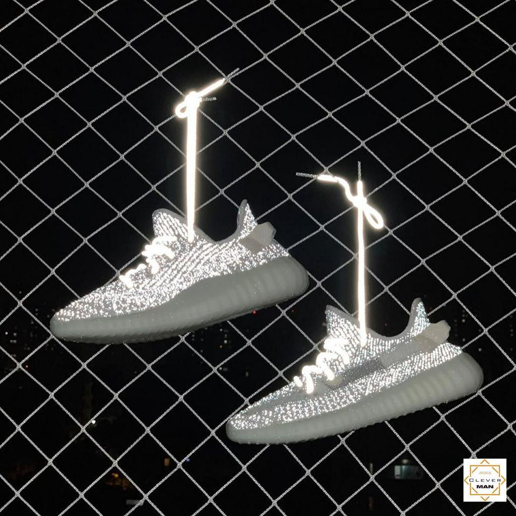 Giày Thể Thao Sneakers  YZ 350 V2 STATIC Trắng Xám Full Phản Quang Cực đẹp Cho Cả Nam Và Nữ