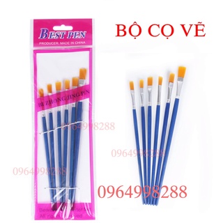 🔥cọ màu nước 6 cây🔥 bộ dành cho người mới bắt đầu vẽ tranh sơn dầu🔥 cọ vẽ màu nước🔥acrylic
