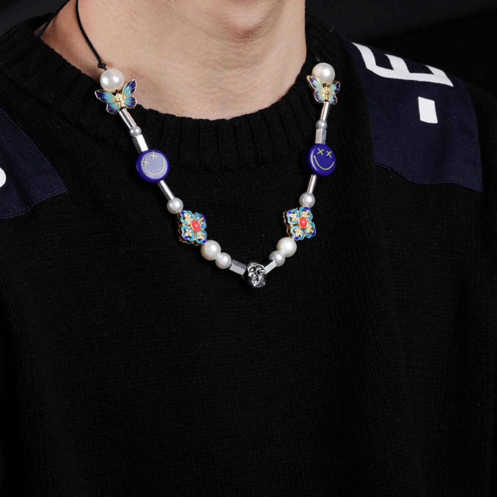 Vòng cổ Mặt Hình Bướm Phong Cách Hiphop Thời Trang Cho Nam Và Nữ