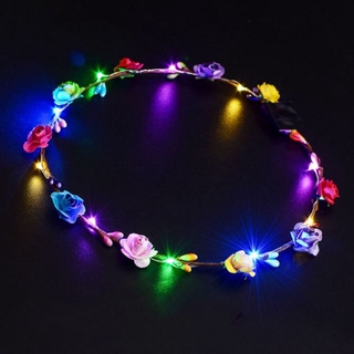 Vòng Hoa Đội Đầu Có Đèn Led Phát Sáng