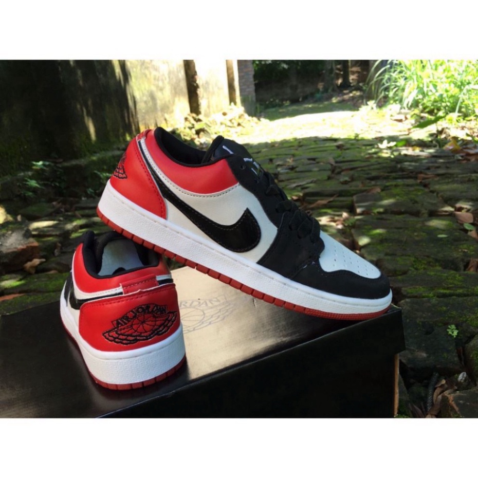 [GIÁ SỐC ][FULL BOX + BILL] Giày Sneaker Jordan 1, Giày Thể Thao JD đen đỏ cao, đen đỏ thấp nam nữ loại đẹp 2021 - Hàng | BigBuy360 - bigbuy360.vn
