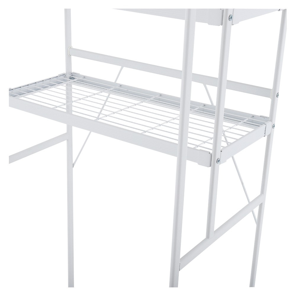 HomeBase PLIM Kệ sắt 3 tầng để phía trên máy giặt Thái Lan W68xD45xH175 Cm